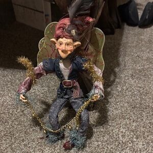 Elf Fairy with Gold Accents